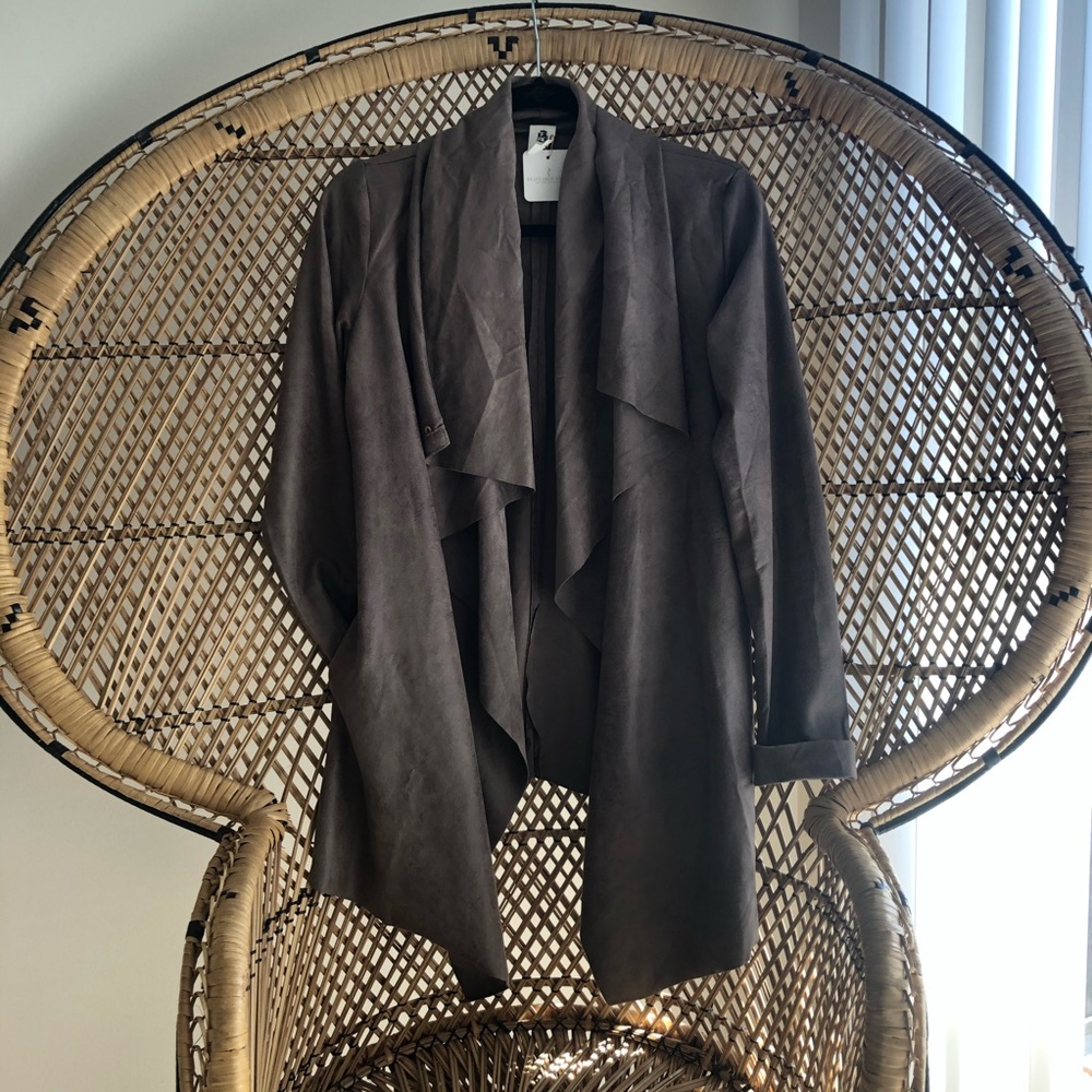 Lightweight suede jacket